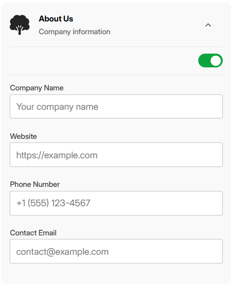Företagsinformation