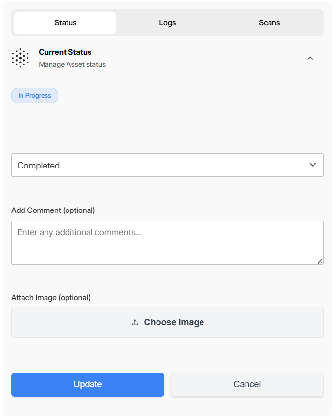 Anpassade statusetiketter