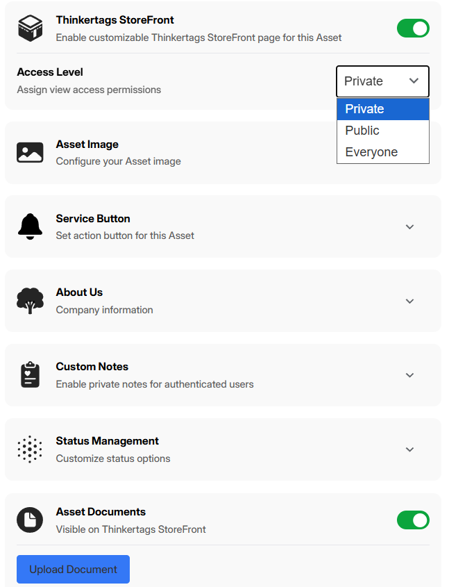 Anpassad Storefront-sida
