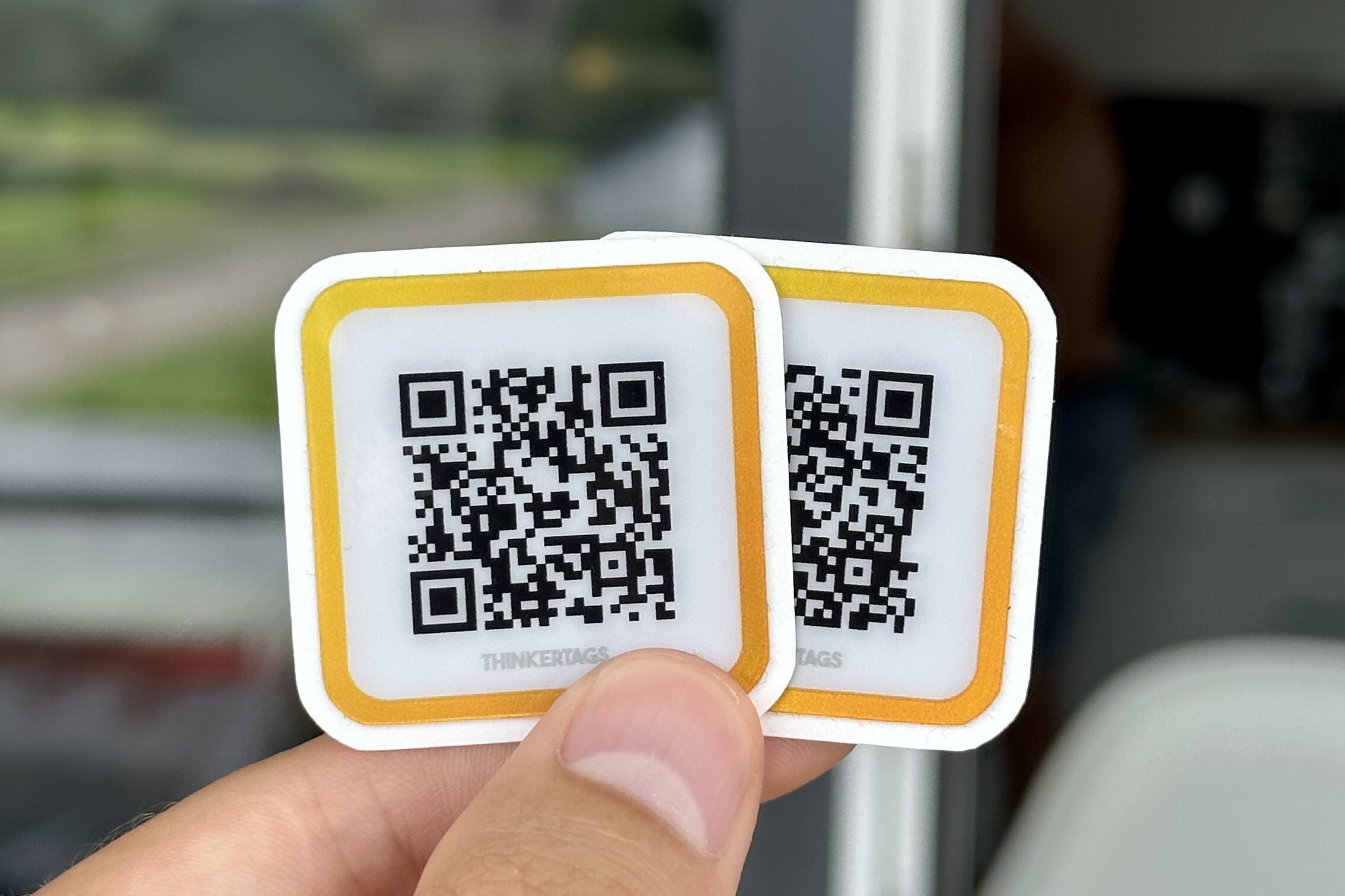 Enstaka QR-kod Klistermärke