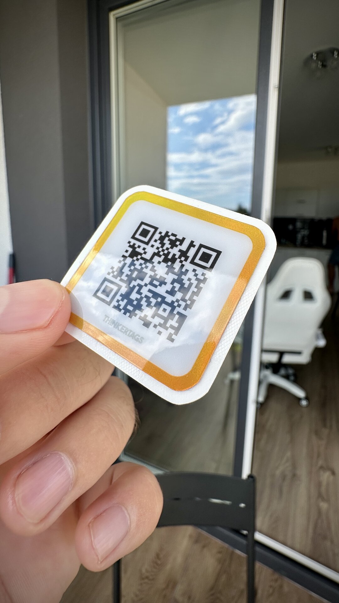 Thinkertag QR-stickers