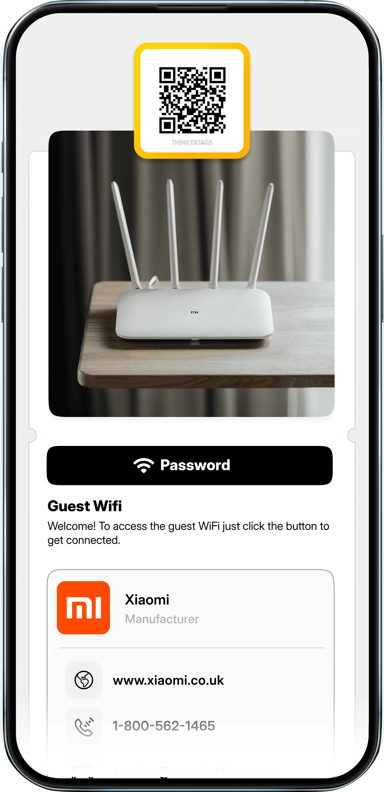 QR-kod för allt du behöver. 1