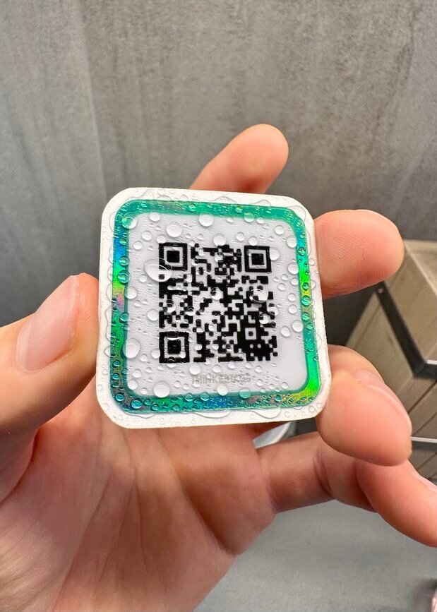 Thinkertags förpackning